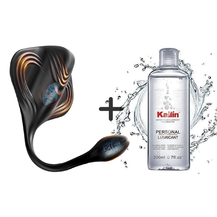Buyging™ デュアルモーター 9+9 バイブレーター アナルディルド ビーズ 前立腺マッサージャー & 陰茎トレーニング 座り乗り会陰クリトリス刺激具