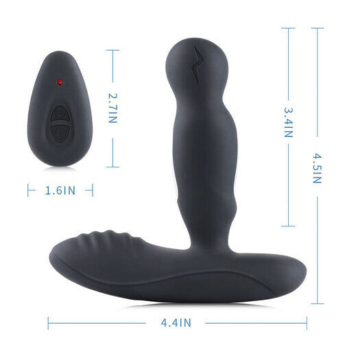 LEVETT E-Stim 360°回転式 遠隔操作 前立腺マッサージャー 振動16パターン