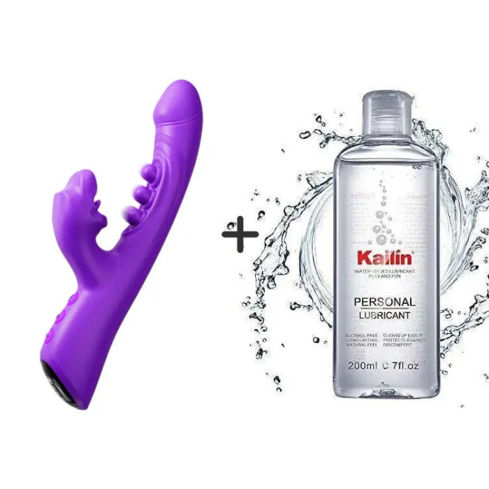 Sexoralab™ G-Bliss バイブレーター 女性用セックストイ 9種類の叩く振動と8種類の舐める吸引モード付き