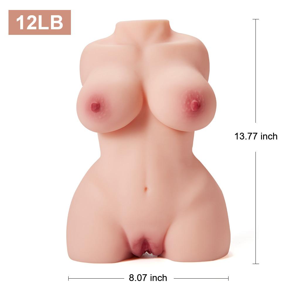 アニカ 13.7インチ 3D男性マスターベータードール(胴体付き)