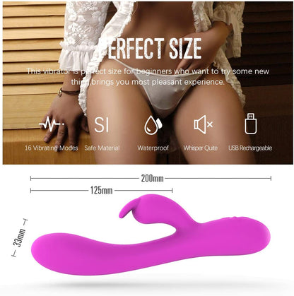 Vibromasseur Lapin Chauffant Point G