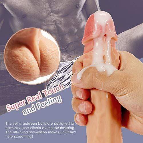 Vibromasseur 4 en 1 vibrant, propulsif et chauffant