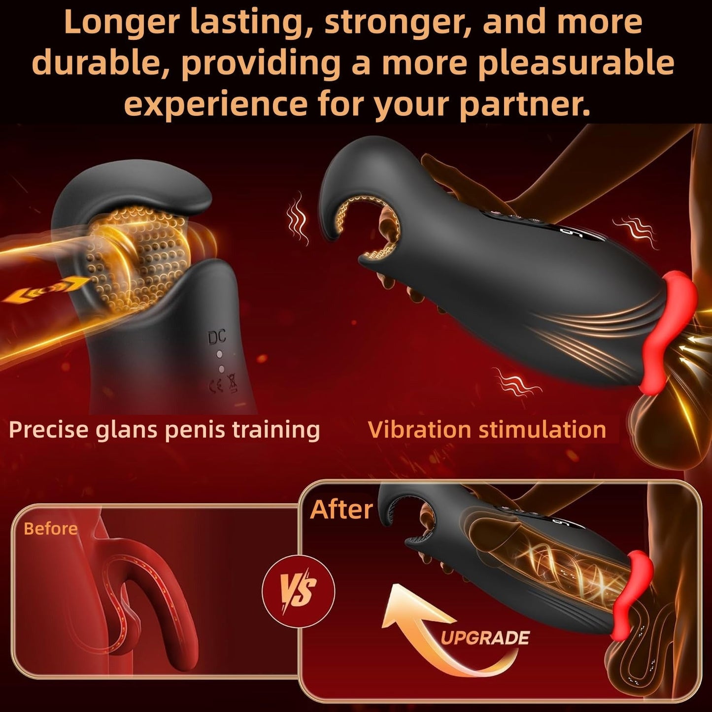 💋Succube 🎁Élargissement à deux têtes💥9 modes de vibration, entraîneur spécial pour hommes