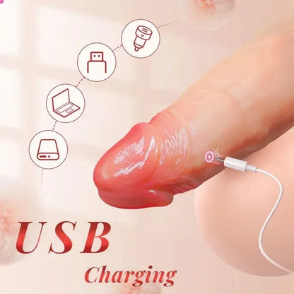 👑Best-Seller👑Marcus - 9 Mode Vibrating App Remote Controlled Penis Extender Sleeve with Cock Ring
