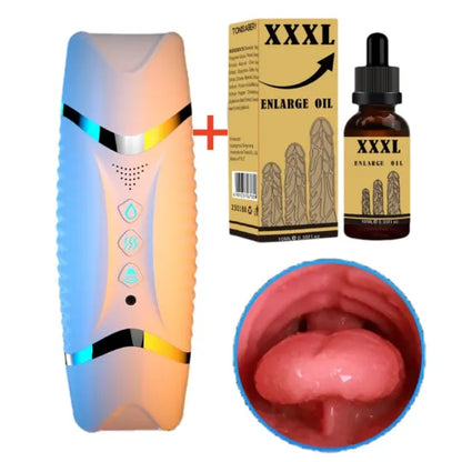 🔥 2026 Smart Male Masturbator – 7×7 Suction & Vibration Modes 🔥