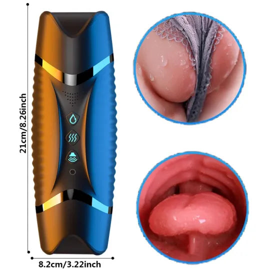 🔥 2026 Smart Male Masturbator – 7×7 Suction & Vibration Modes 🔥