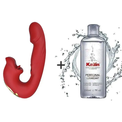 💥Nouveau en vente 2026 💞Vibromasseur point G pour femme, avec 7 modes de vibration claquant et 5 modes de léchage/succion.