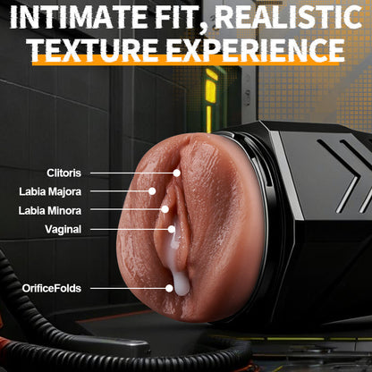 【Free shipping】Captain Titan – Male Stroker with 5 Suction 9 Vibrations Realistic Riding & Squeezing Action for Intense
