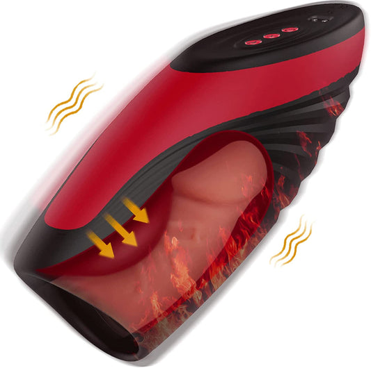 9 godets de masturbation vibrants, suceurs, chauffants et de gorge profonde