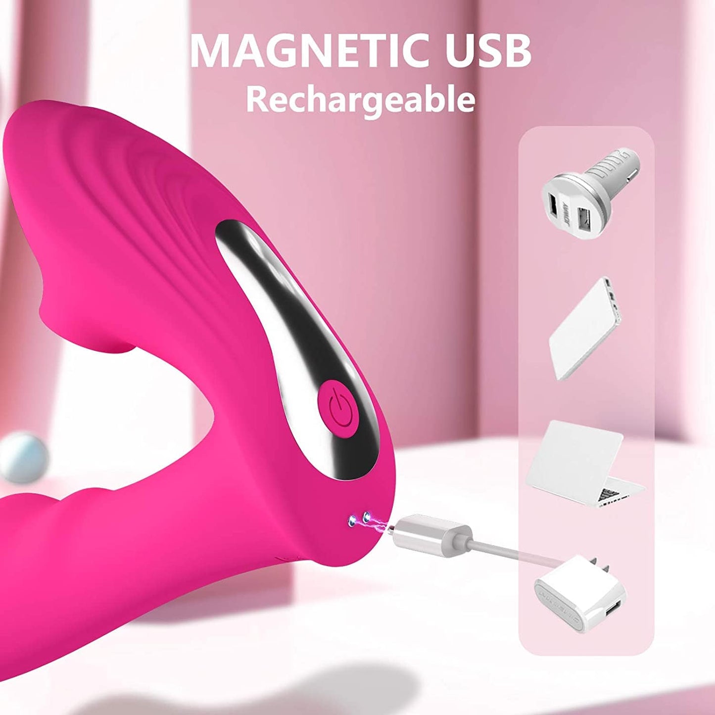 Vibromasseur suceur portable ANGELA