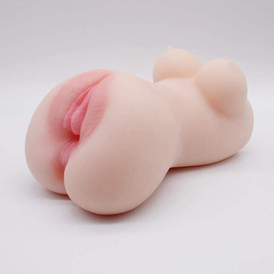 Masturbateur réaliste 7,2 pouces en forme de poupée sexuelle masculine avec vagin, anus et fesses
