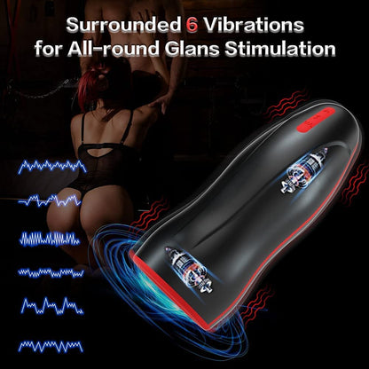 Masturbateur automatique pour hommes avec balancement conique à 360°
