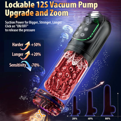 Cinder - Thrusting Rotating Sucking Vibrating Licking Blowjob Male Stroker