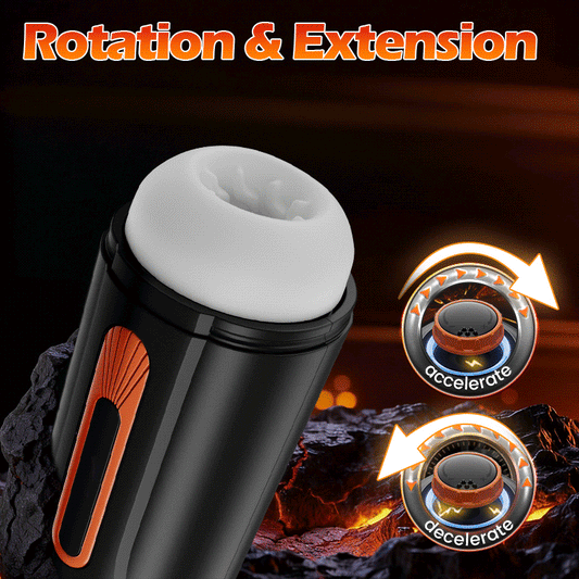 Alien - 6 IN 1 10 Vibrating & Thrusting with 4 Sucking Automatic Knob Adjusting Male Masturbator