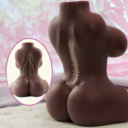 【Pre-sale until April 23】Leni - Sensual Dual-Channel Sex Torso with Soft TPE Body & Intense Internal Sex Doll