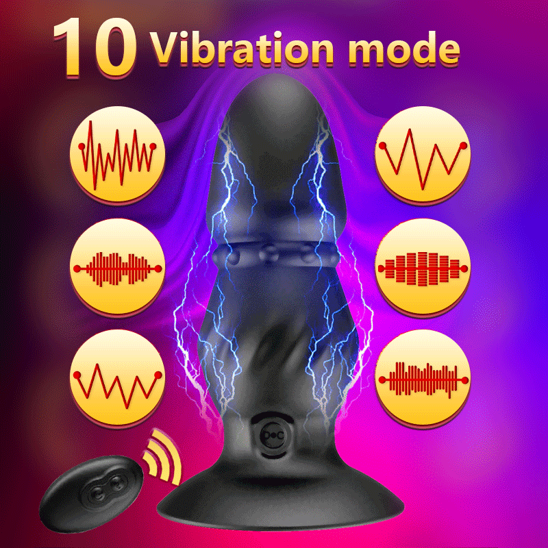 🔥 10-Speed Prostate Massager Remote Control 🔥