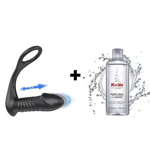 Buyging™ 10 vibromasseur anal télécommandé vibrant et poussant