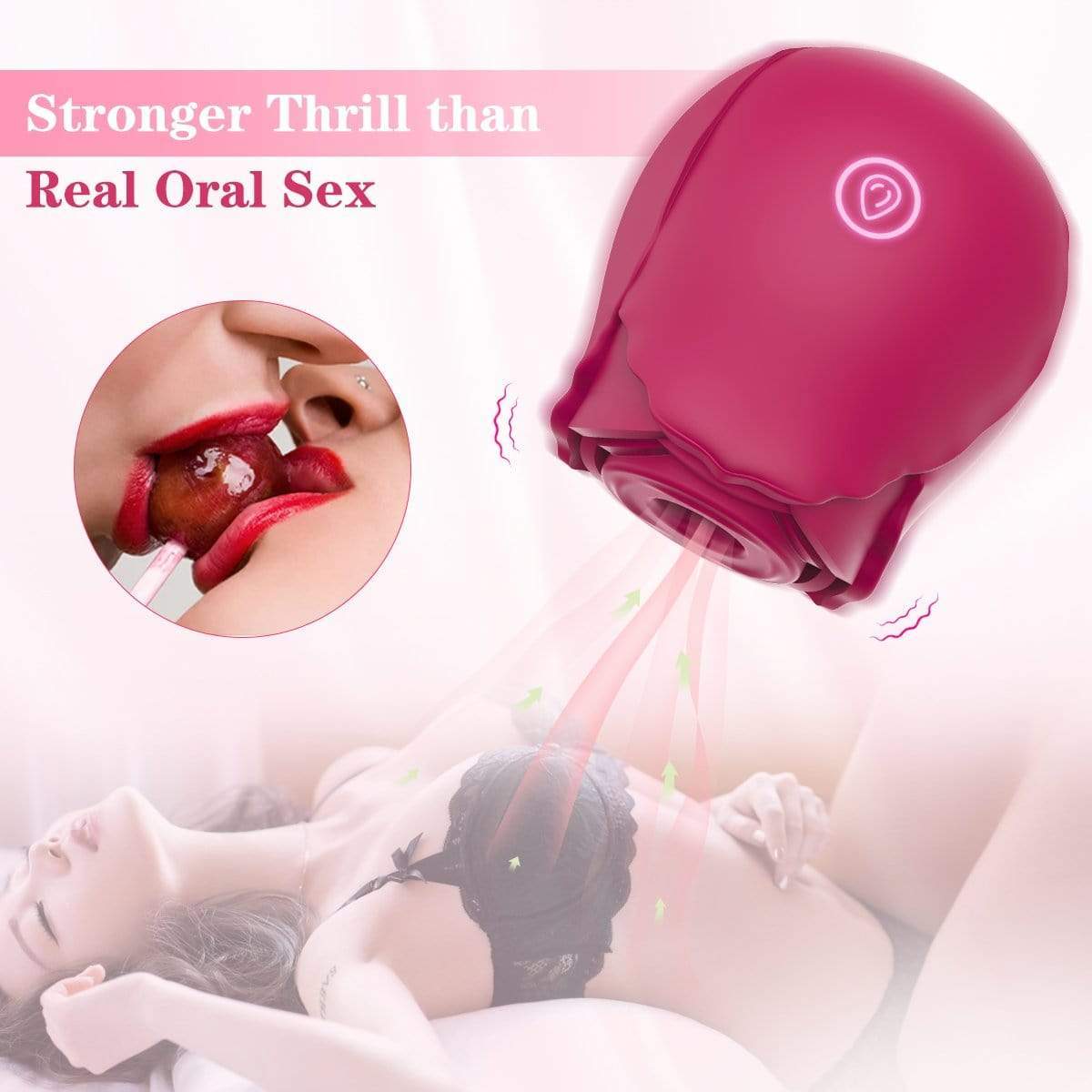 ROSE Vibrator Rose Toy Clit Sucker