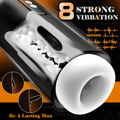 【Endless Milking】Sophia – 8 Vibration & Sucking Easy-Holding 3D Realistic Sleeve Automatic Male Stroker