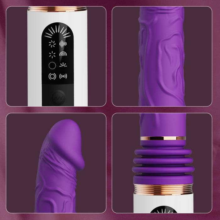 Buyging™ 5 Godemichés Flexibles Pénétrants et Vibrants 8 Positions
