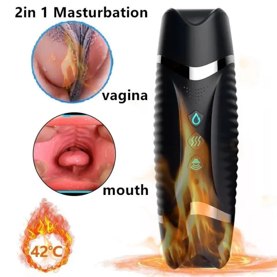 🔥 2026 Smart Male Masturbator – 7×7 Suction & Vibration Modes 🔥