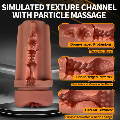 【Free shipping】Captain Titan – Male Stroker with 5 Suction 9 Vibrations Realistic Riding & Squeezing Action for Intense