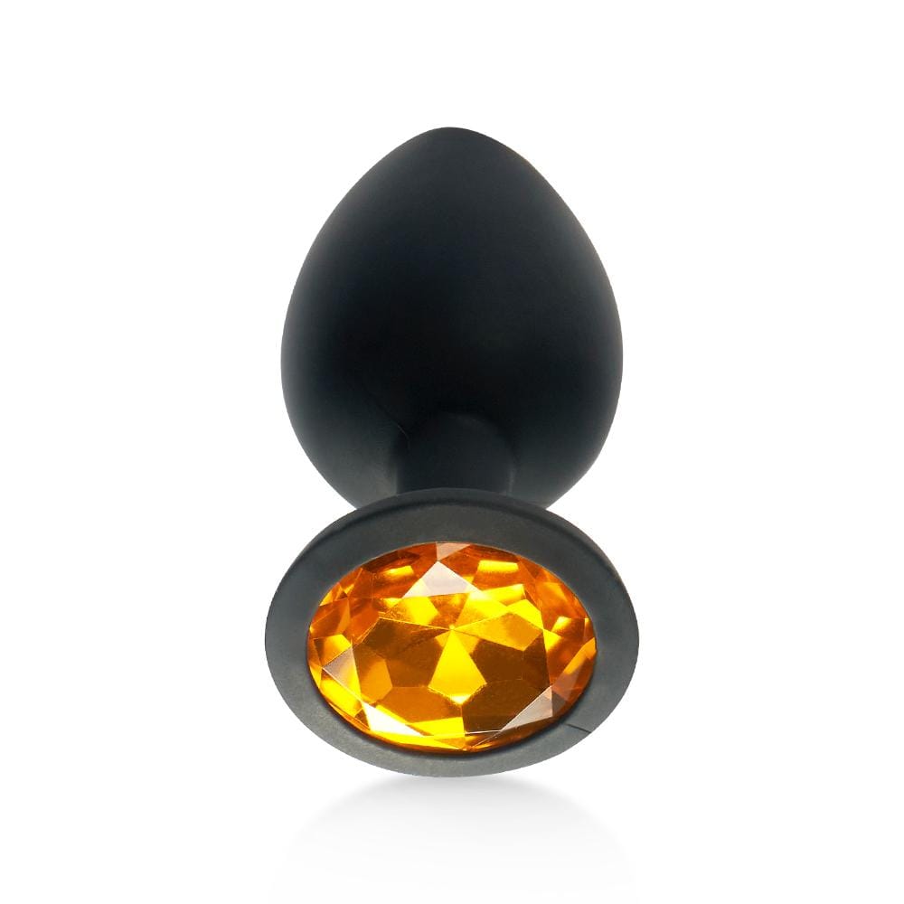 3 bouchons anaux en silicone, bicolores et interchangeables, en forme de diamant