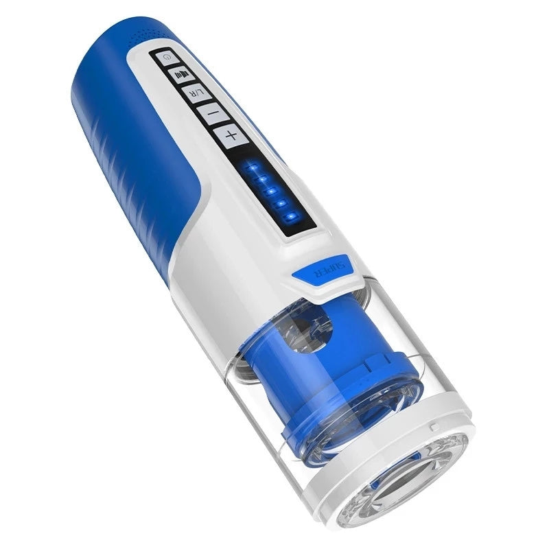 Leten Piston Automatic Telescopic Rotation Male Masturbator Cup Artificial Vaginal Lick Oral Sex Masturbation Sex Toys For Men