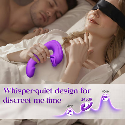 G-spot Vibrator Women Sex Toy with 7 Flapping Vibrating & 5 Licking Sucking Modes