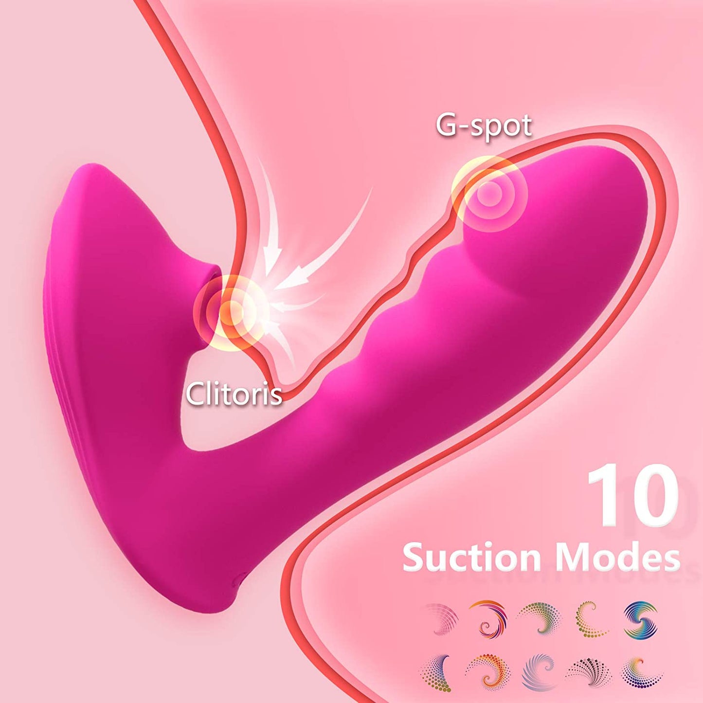 Vibromasseur suceur portable ANGELA