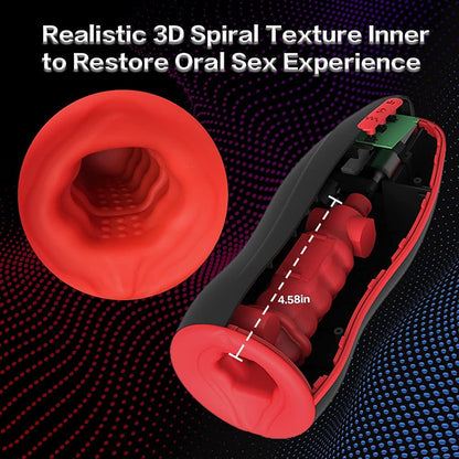 Masturbateur automatique pour hommes avec balancement conique à 360°