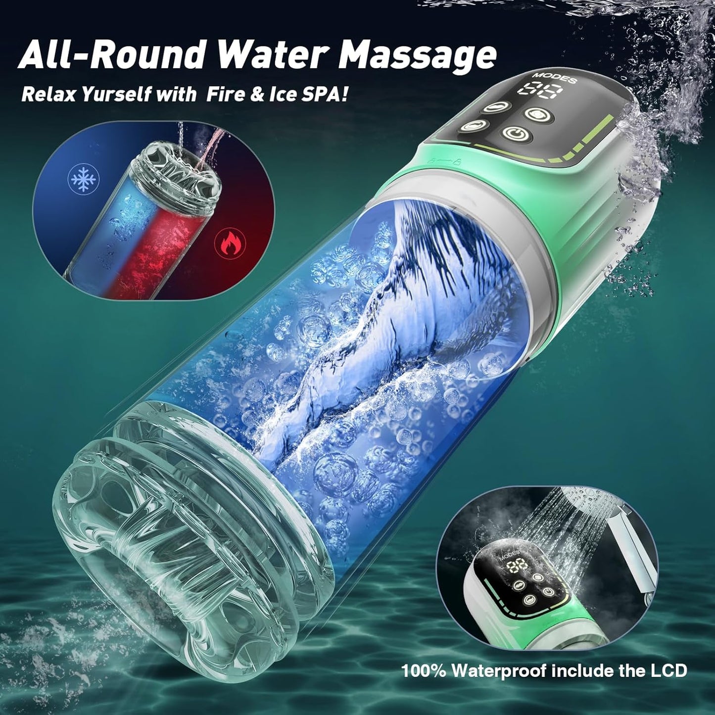 Heaven - 7 Frequency Powerful Suction & Tongue Licking Male Stroker 5-in-1 Thrusting & Rotating Male Sex Toy
