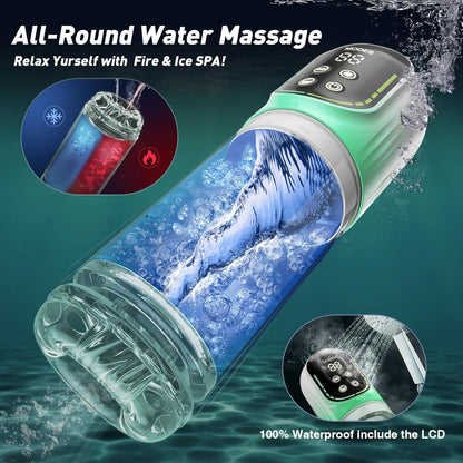 Heaven - 7 Frequency Powerful Suction & Tongue Licking Male Stroker 5-in-1 Thrusting & Rotating Male Sex Toy