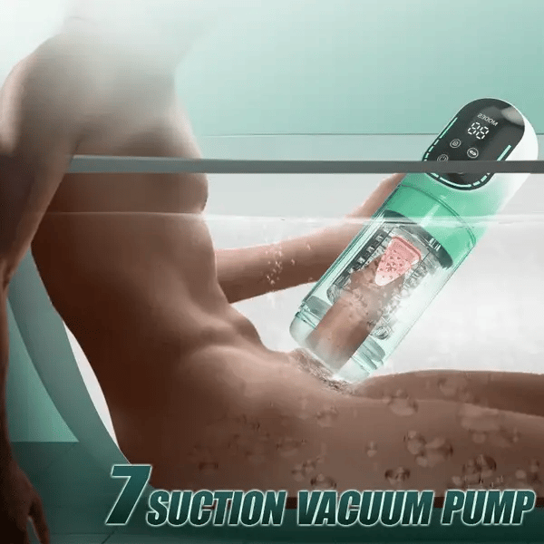 Heaven - 7 Frequency Powerful Suction & Tongue Licking Male Stroker 5-in-1 Thrusting & Rotating Male Sex Toy