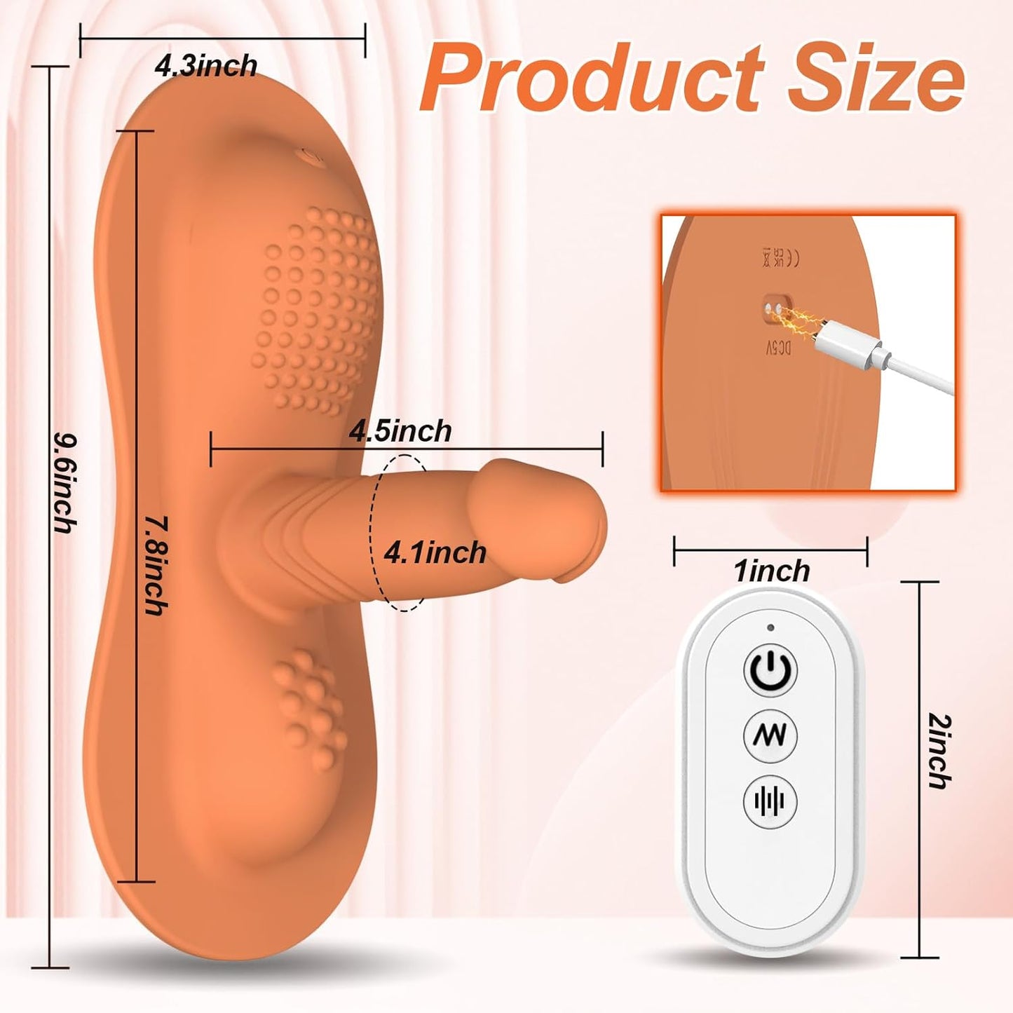 Vibrateur Buyging™ 10 modes de vibration à enfourcher pour clitoris, anus et point G, double stimulateur