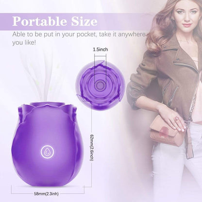 ROSE Vibrator Rose Toy Clit Sucker
