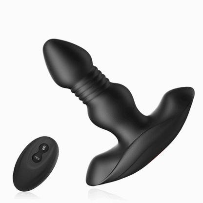 Buyging™ 10 vibromasseur anal télécommandé vibrant et poussant