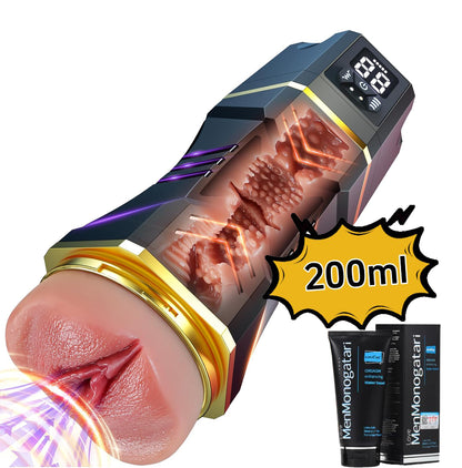 Free shipping｜Captain Titan - 6.5 Inch Massive Real Feel Ergonomic Grip Unbeatable Value Blowjob Stroker