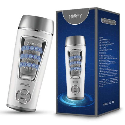 Sexoralab 10 Thrusting 10 Speeds Massage Rings Male Masturbator Cup