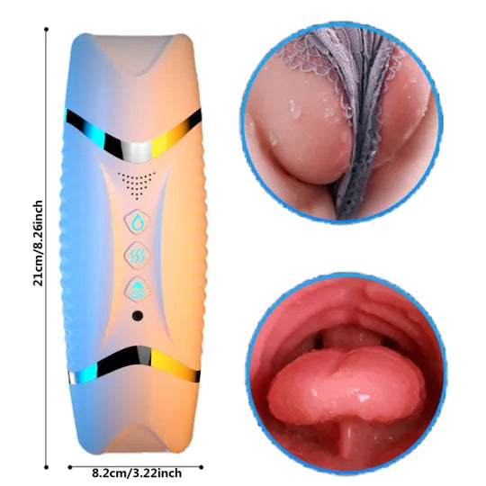 🔥 2026 Smart Male Masturbator – 7×7 Suction & Vibration Modes 🔥