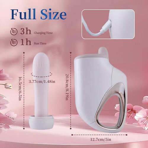 Buyging™ App Control 3 In 1 Sex Machine For A & U & G & C Stimulation, with Case