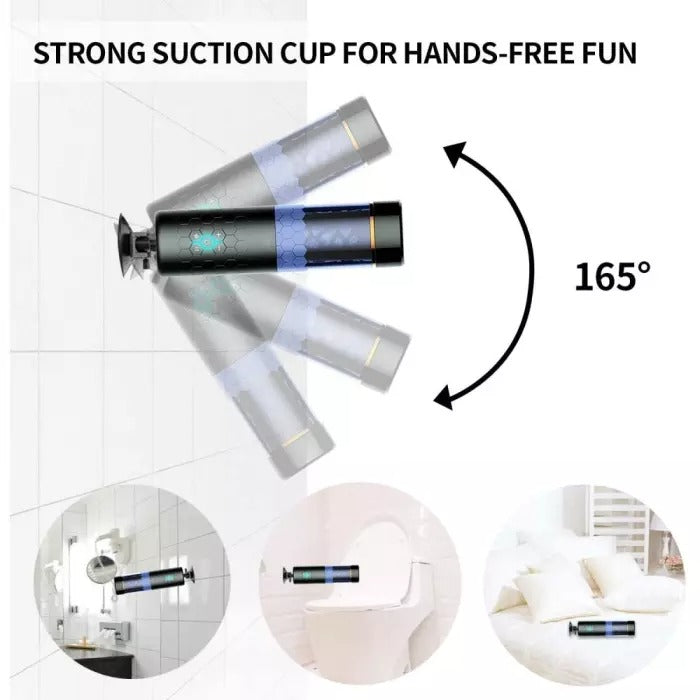 QMYSKY 10 Frequency Vibrating Penis Massage Glans Exerciser