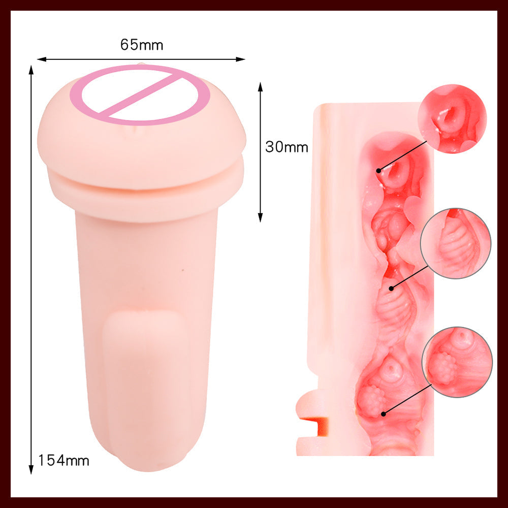 Pussy Male Masturbator Oral Realstic Vagina Masturbation Cup