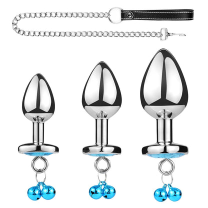 BELL Bijou plug anal avec chaîne