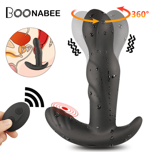Masseur de prostate à 360 degrés - Vibrateur anal rotatif