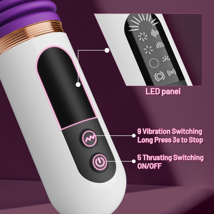 Buyging™ 5 Godemichés Flexibles Pénétrants et Vibrants 8 Positions