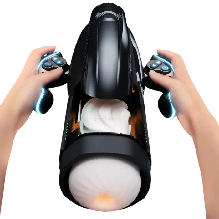 High-end Stroker 10 Sucking Thrusting 5 Speeds Heating Masturbator