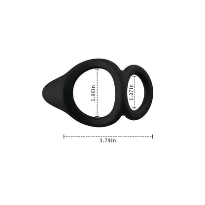 Dual Silicone Cock Ring