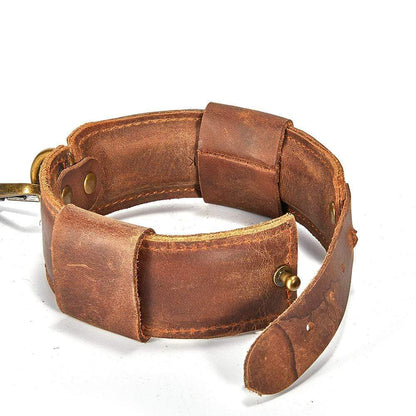 Bracelets de cheville réglables en cuir marron Jouet SM