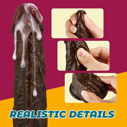 Jocko 8 Thrusting 8 Vibrating Swing Lifelike Wild Dildo 8.93 INCH